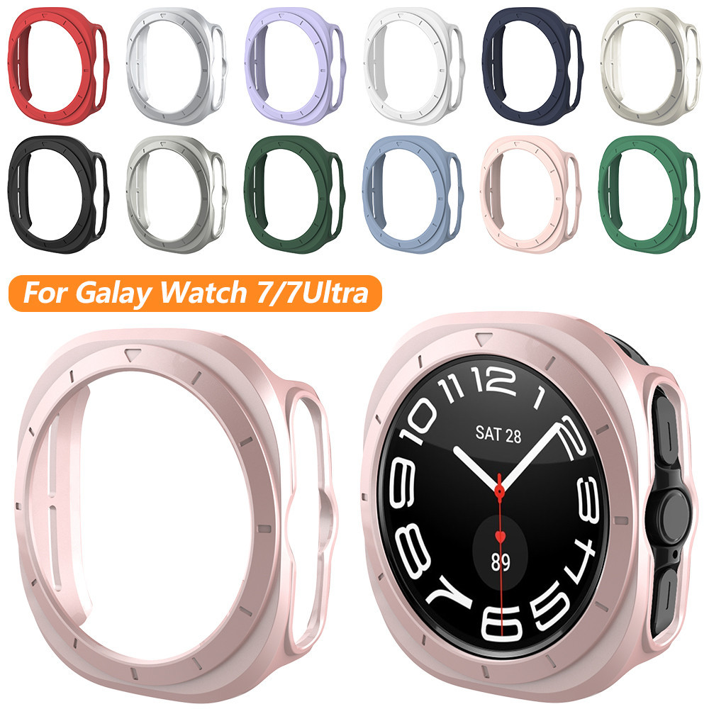 Pc Matte Watch Case cho Samsung Galaxy Watch 7 44mm 40mm Bảo vệ màn hình Cản trước Galaxy Watch 7 Ul