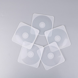 Wss Hộp Đĩa DVD Dày Sáng Tạo Và Thiết Thực 12cm 1 / 2 / 5 Chiếc Nhựa Trong Suốt Một Mảnh Tròn Vuông CD Case Mới