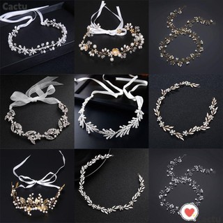 Phụ kiện cài tóc hình vương miện xinh xắn cho cô dâu