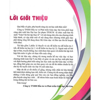 Sách - Toán 9 Và Bài Toán Thực Tế