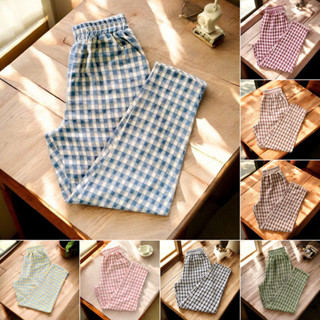 Quần Baggy ống ôm Dành cho nữ - quần Caro nhung - Ống 16cm - Dài quần 94cm - Mã T161