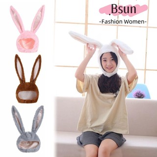 Mũ Phối Tai Thỏ Nhồi Bông Nhiều Màu Dễ Thương Làm Phụ Kiện Chụp Ảnh Cho Nữ
