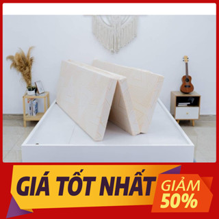 🧧HÀNG ĐẸP🧧 Áo Bọc Nệm Gấp 3 Vải Gấm Thun Cao Cấp, Vỏ Bọc Nệm Lồng Ruột Có Khóa Kéo Cho Nệm Xếp
