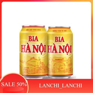 1 lon bia hà nội/ bia 333/ bia sài gòn - 330ml - shop thái hà