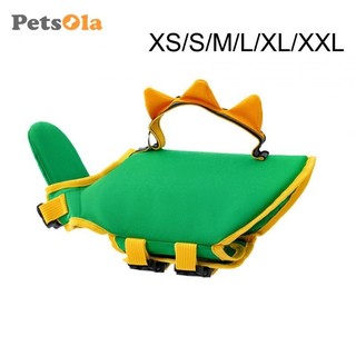 Áo khoác cho chó PETSOLA Áo phao cứu sinh thú cưng có tay cầm Quần áo bảo quản đồ bơi