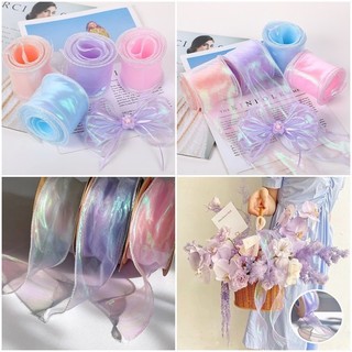 Nhiều Màu Sắc Hoa Bao Bì Ruy Băng Ins Dây Gói Ruy Băng Lụa Tinh Tế Hộp Quà Tặng Gói Deco