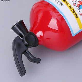 A pencil shaped like a fire extinguisher