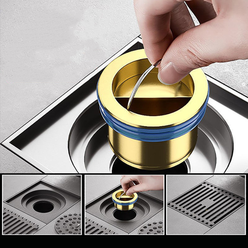 Nắp đậy cống thoát nước ngăn mùi, chống côn trùng bằng đồng, van thoát nước 1 chiều