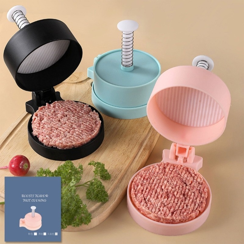 Yu Đồ dùng nhà bếp hiệu quả để chuẩn bị Burger Hình tròn Burger Press Burger Burger Beefs Maker Burg