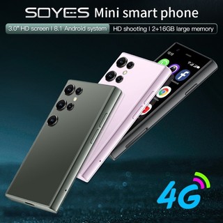  Điện Thoại Di động SOYES đt Mini Siêu Nhỏ Cảm ứng S23 Pro Màn Hình 3.0 Inch Android 6+64GB Thẻ SIM Kép 4G Wifi GPS