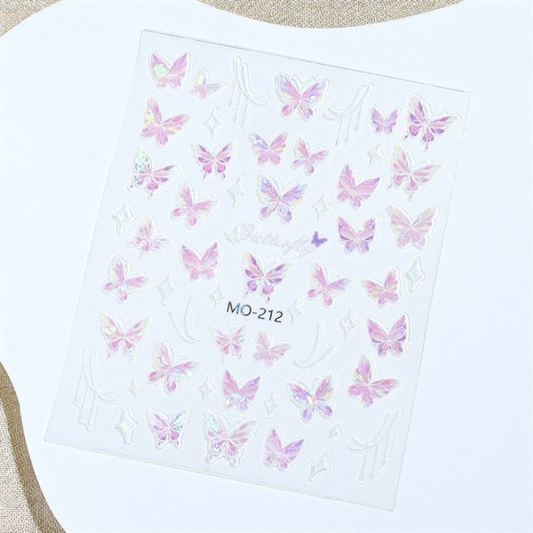 Sticker dán móng hình bướm mã MO -