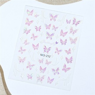 Sticker dán móng hình bướm mã MO -