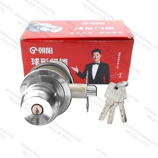 Ổ KHOÁ TAY NẮM TRÒN INOX ( Khóa cửa phòng , khóa nhà vệ sinh ) 