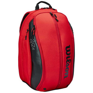 Balo tennis wilson rf dna backpack rd/black -wr8005301001