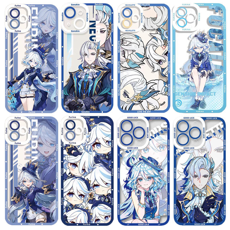 Ốp Điện Thoại Genshin Impact Furina Neuvillette Cho VIVO Y7S Y02 Y36 Y15S Y35 Y11 Y12 Y16 Y17 Y17S Y