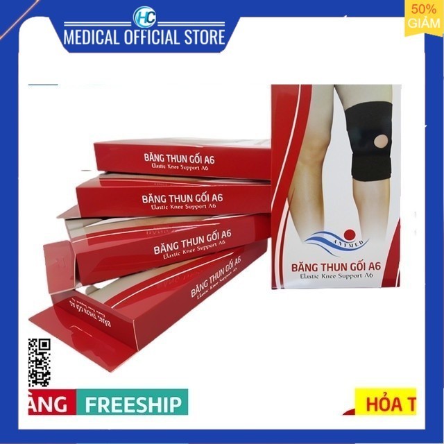 [CAO CẤP] Băng Thun Đầu Gối Co Giãn 4 Chiều Meback