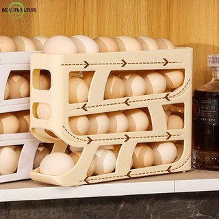 Hộp đựng trứng trượt - Giỏ đựng trứng dung tích lớn - Khay đựng trứng tự động
