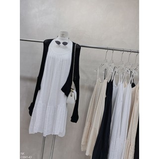Đầm 2s dài l.i.n.e.n trơn 