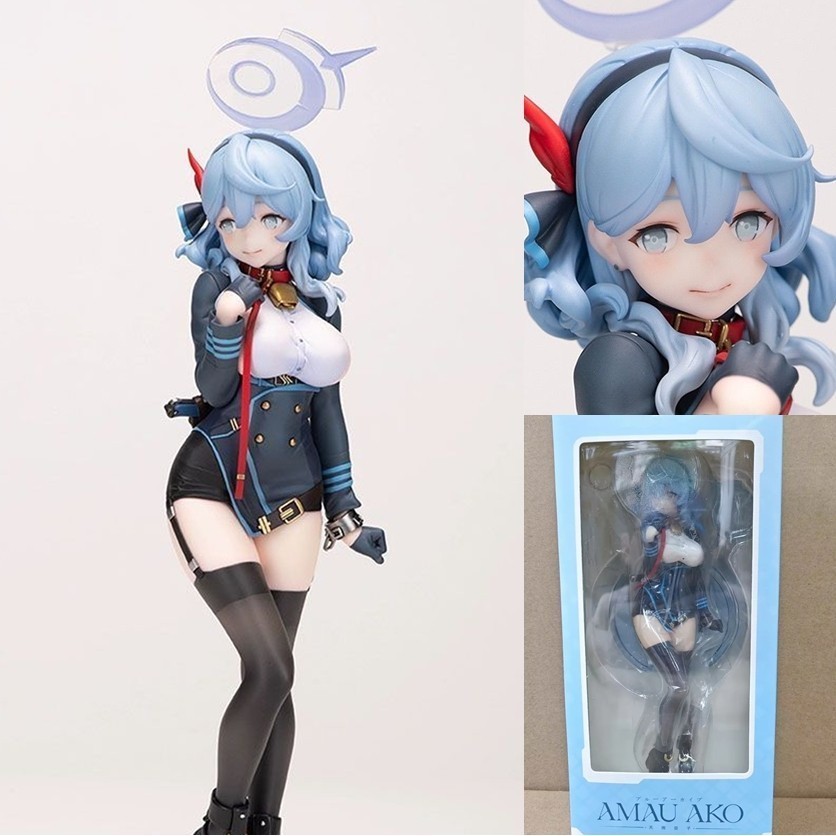 Búp bê anime Blue Archive Amau Ako (Đồng phục Ver.) Người quản lý thú cưng của Hina 24cm Mô hình bé 