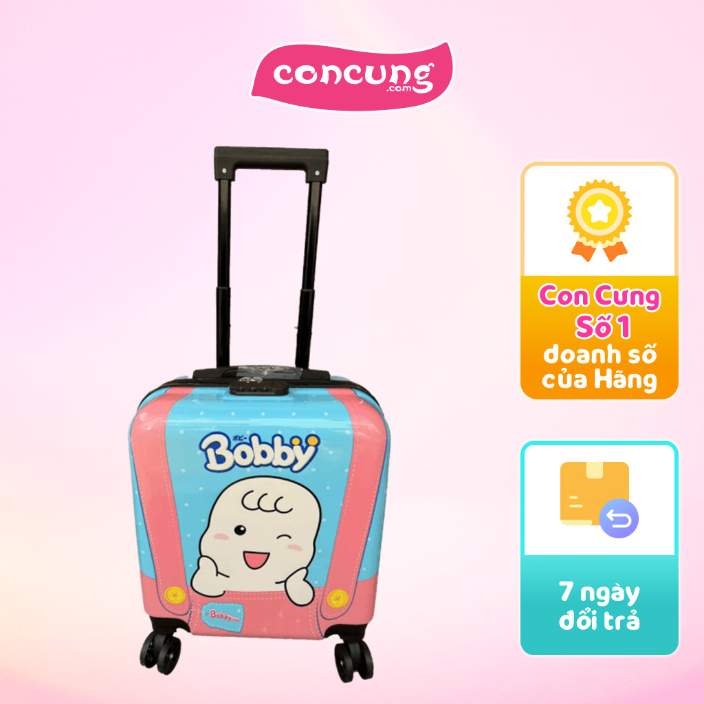 QT Bobby_Vali trẻ em (xanh phối hồng)