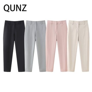 Quần giải trí ống khói dáng rộng thời trang Qunz 4835