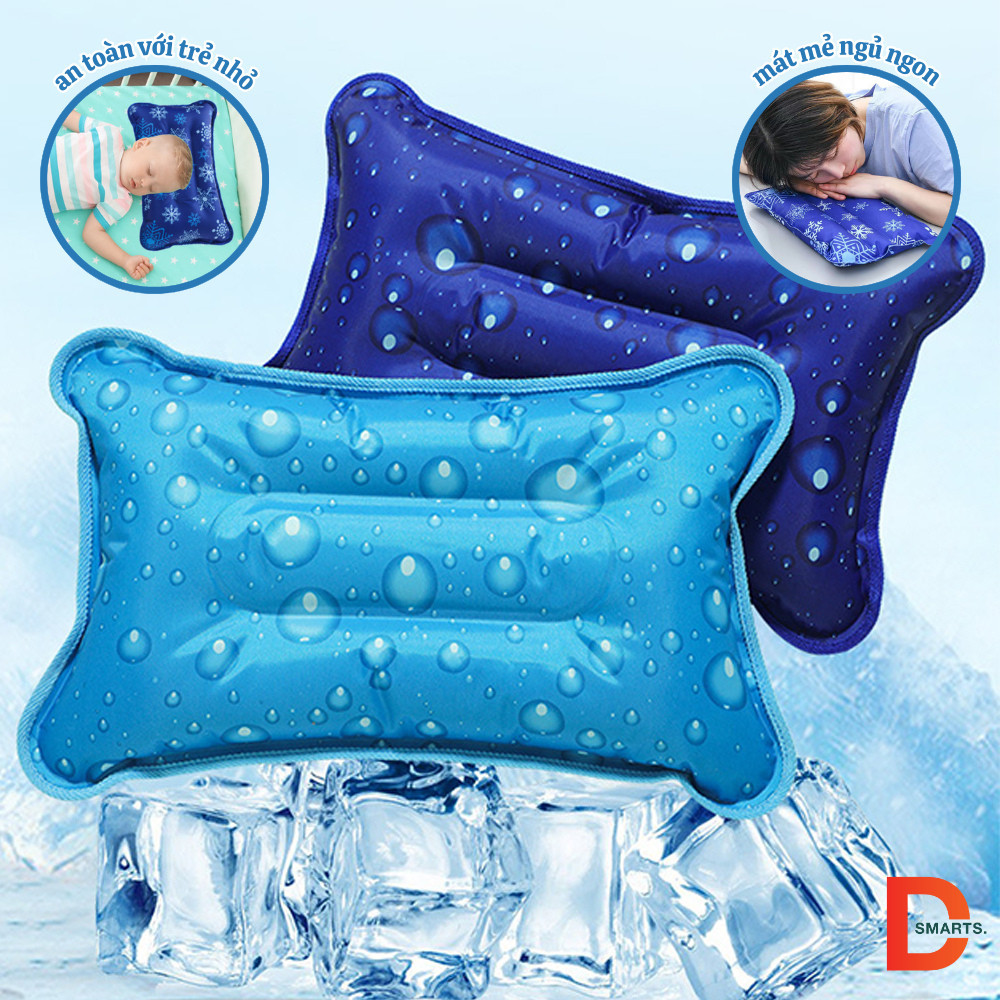 Gối nước làm mát, gối nước có gel đá mát lạnh cho mùa hè chất lượng cao siêu thoải mái.