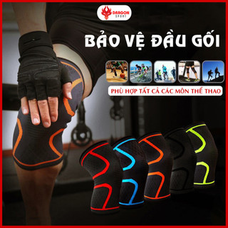 (01 ĐÔI) Bảo Vệ Đầu Gối Băng Gối Thể Thao Nam Nữ Bó Gối Tránh Chấn Thương Chơi Bóng Rổ Bóng Chuyền Chạy Bộ Gym Đá Banh