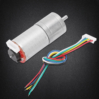 Dajrrhd dc 12v encoder gear motor speed reduction for robot rc car diy engine toy