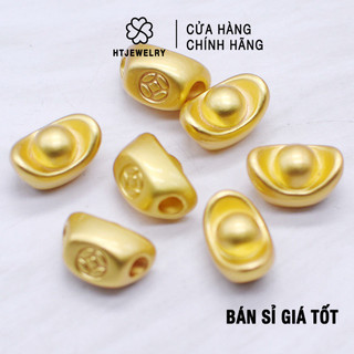 Charm xỏ ngang nén vàng htjewelry pl136