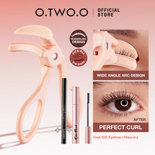 [Với quà tặng Bút kẻ mắt + Mascara] Máy uốn mi O.TWO.O Hướng dương 3D Uốn mi tự nhiên lâu trôi Dụng cụ trang điểm di động Dụng cụ uốn mi