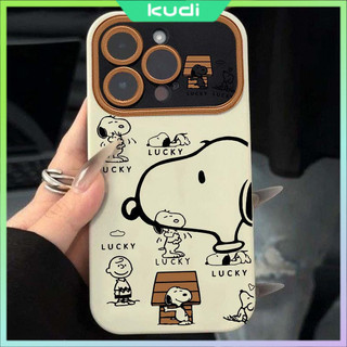Ốp lưng iPhone Snoopy Street Wear Big Window-Antique White-Charlie Snoopy Silicone Chống Sốc Bao Gồm Tất Cả tpu Frosted Bảo Vệ Thích Hợp Cho iPhone13promax / iPhone15pro / iPhone15plus / iPhone15 14 13 12 11 x xr xs 7p / 8p / 6