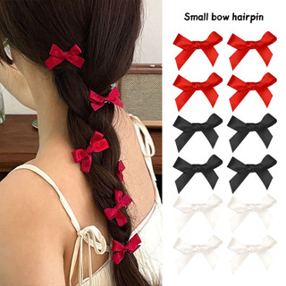 2 / 5 / 9 chiếc y2k bé gái nơ mini kẹp tóc kim loại kẹp tóc handmade ruy băng ruy băng kẹp tóc cho bé gái phụ kiện tóc