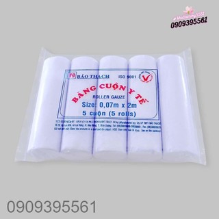 Băng Gạc Cuộn Y Tế Bảo Thạch (Lốc 5 Cuộn)