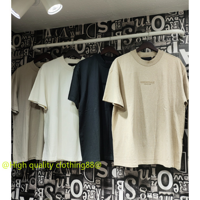 * * * * Chất lượng cao * * * FEAR OF GOD Essentials Áo thun ngắn tay cổ tròn FEAR OF GOD Essentials 