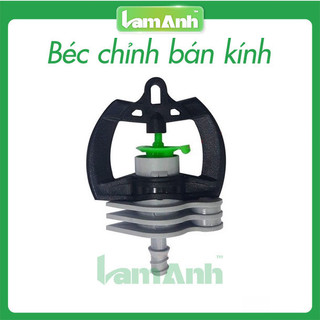 Béc nhỏ tưới cây bb 92 - 6 g đuôi 6 ly có gờ chỉnh bán kính tưới - lam anh
