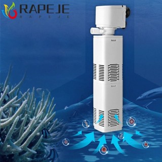  Bộ lọc bên trong bể cá RAPEJE Bộ lọc bể cá im lặng treo tường Bộ lọc phân cá Cốc hút với bọt biển và ống khí Máy bơm chìm nhựa cho bể cá gia đình 