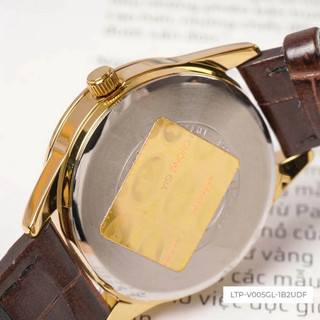 Đồng hồ nữ dây da Casio Anh Khuê LTP-V005GL-1B2UDF