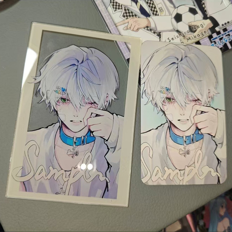 2 Cái / lốc Anime XANH KHÓA Trang Trí Lomo Card Nagi Seishiro Photocard Trong Suốt Thẻ PVC HD Album 