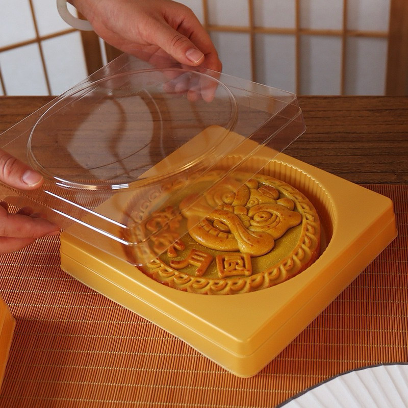 [HÀNG CAO CẤP] Set 5 Hộp/khay túi đựng bánh trung thu 300g | MYCMART