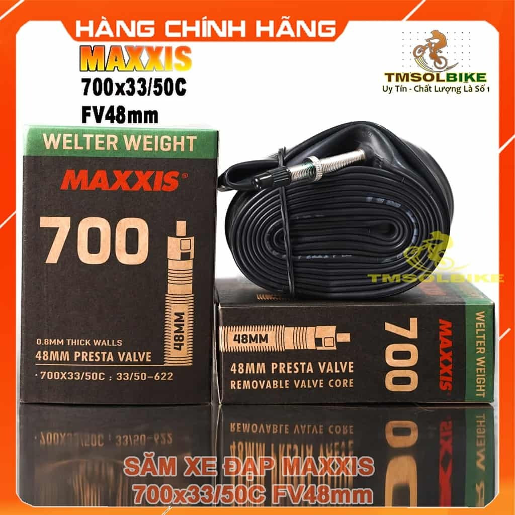 Ruột xe đạp - săm xe đạp Maxxis 700x33/50