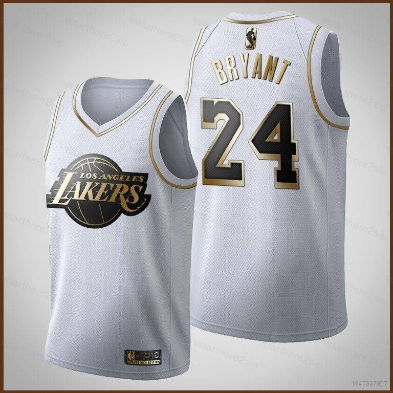 Nba Jersey Los Angeles Lakers Số 24 Kobe Bryant Cổ Điển Jersey Áo Thể Thao Kỷ Niệm Phiên Bản Plus Kí