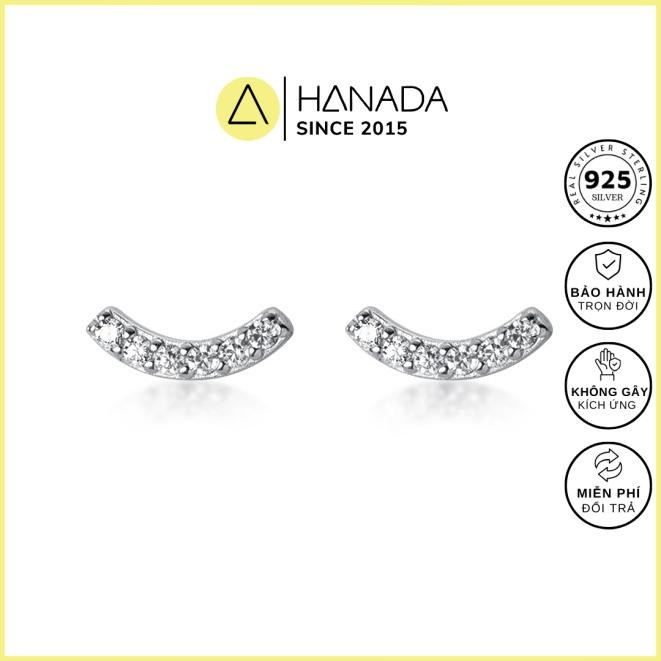 Bông Tai Bạc 925 Hanada Cầu Vồng 0653 C11