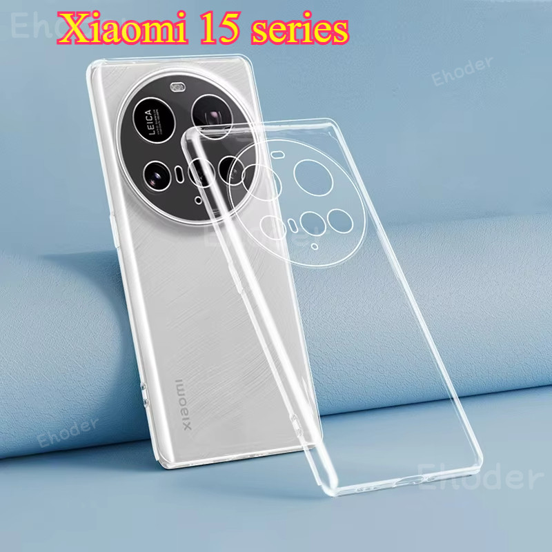 Ốp điện thoại Cho Xiaomi 15 14 Ultra Pro 5G 2025 Ốp điện thoại Mềm TPU Trong Suốt Siêu Mỏng Cho Mi15