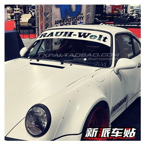 Nhãn Dán Xe Trang Trí Xe Hơi Miếng Dán Vòng Hoa RAUH-Váy Kính Chắn Gió Phía Trước Miếng Dán Sửa Đổi 