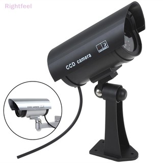 Camera giám sát Camera quan sát an ninh chống nước hình quả đạn Rightfeel cho gia đình Ngoài trời trong nhà Máy ảnh giả có đèn LED màu đỏ nhấp nháy mới