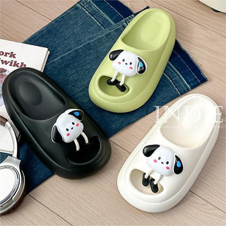 INDIE dép nữ dép bánh mì  2023 HOTSALE Giày lỗ bánh mì dễ thương Đàn hồi Đa dụng Bền Điểm nhấn FDL2440E3I 15Z240411