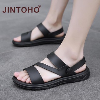 Jintoho Size Lớn 47 Dép Nam Thời Trang Thường Ngày Chống Trơn Trượt Ngoài Trời Đen & Nâu Dép Cho Nam