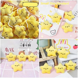Ngôi Sao Nhỏ Móc Khóa Dễ Thương Sang Trọng Móc Khóa Hoạt Hình Mềm Mại Mặt Dây Chuyền Túi Sinh Viên Vật Trang Trí Quà Tặng Tiếp Liệu