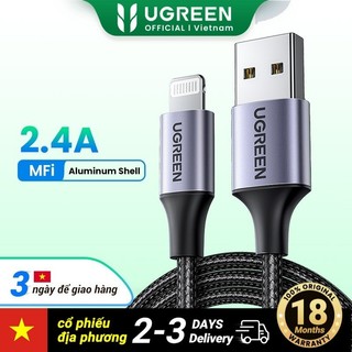 Ugreen Dây Cáp Sạc Nhanh mfi usb a Sang 2.4a Cho for iphone 14 / 13 / 12 / iphone xr / ipad