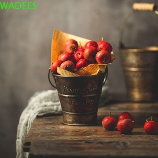 Wadees cốc thanh lịch đa năng retro để bàn đồ trang trí in tiếng anh phong cách văn học trang trí màn hình chụp ảnh nông thôn đạo cụ chụp ảnh xô hoa sắt